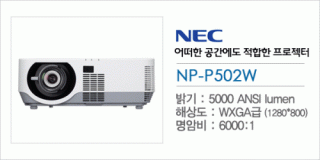 [NEC] NP-P502W